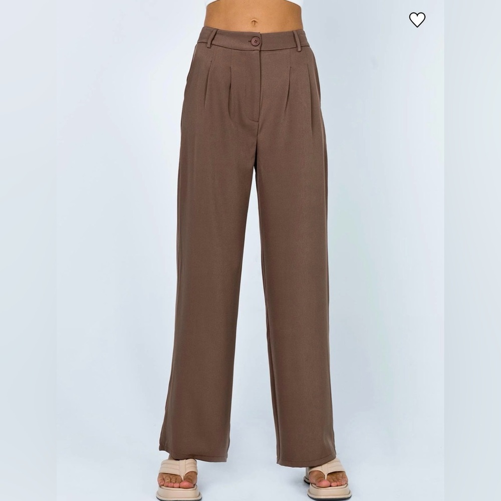 Princess Polly Archer Pants Brown